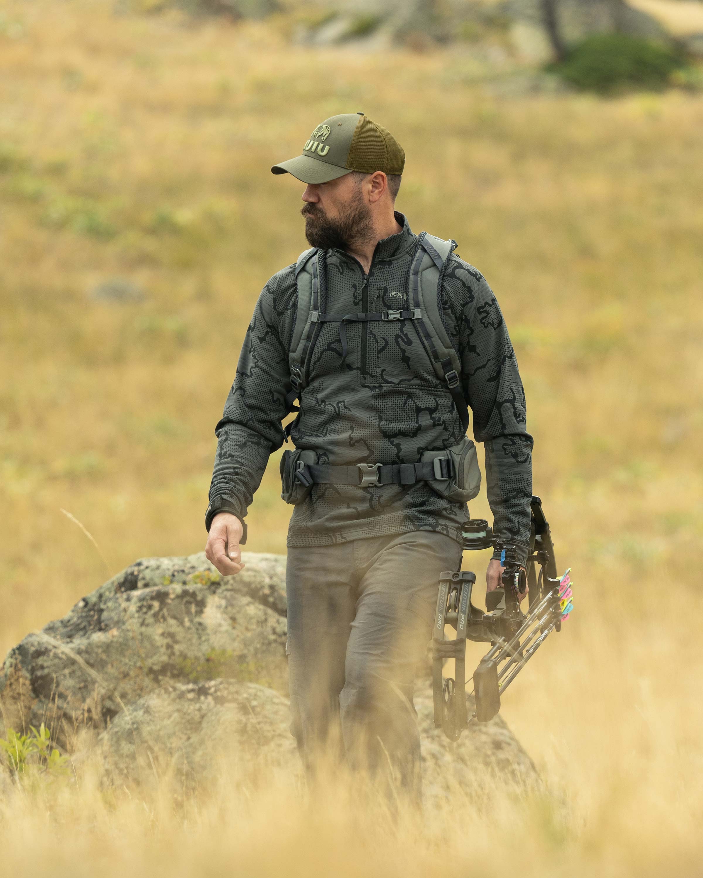 Ridgepoint Fleece Zip-T | Black Tonal - Image 4