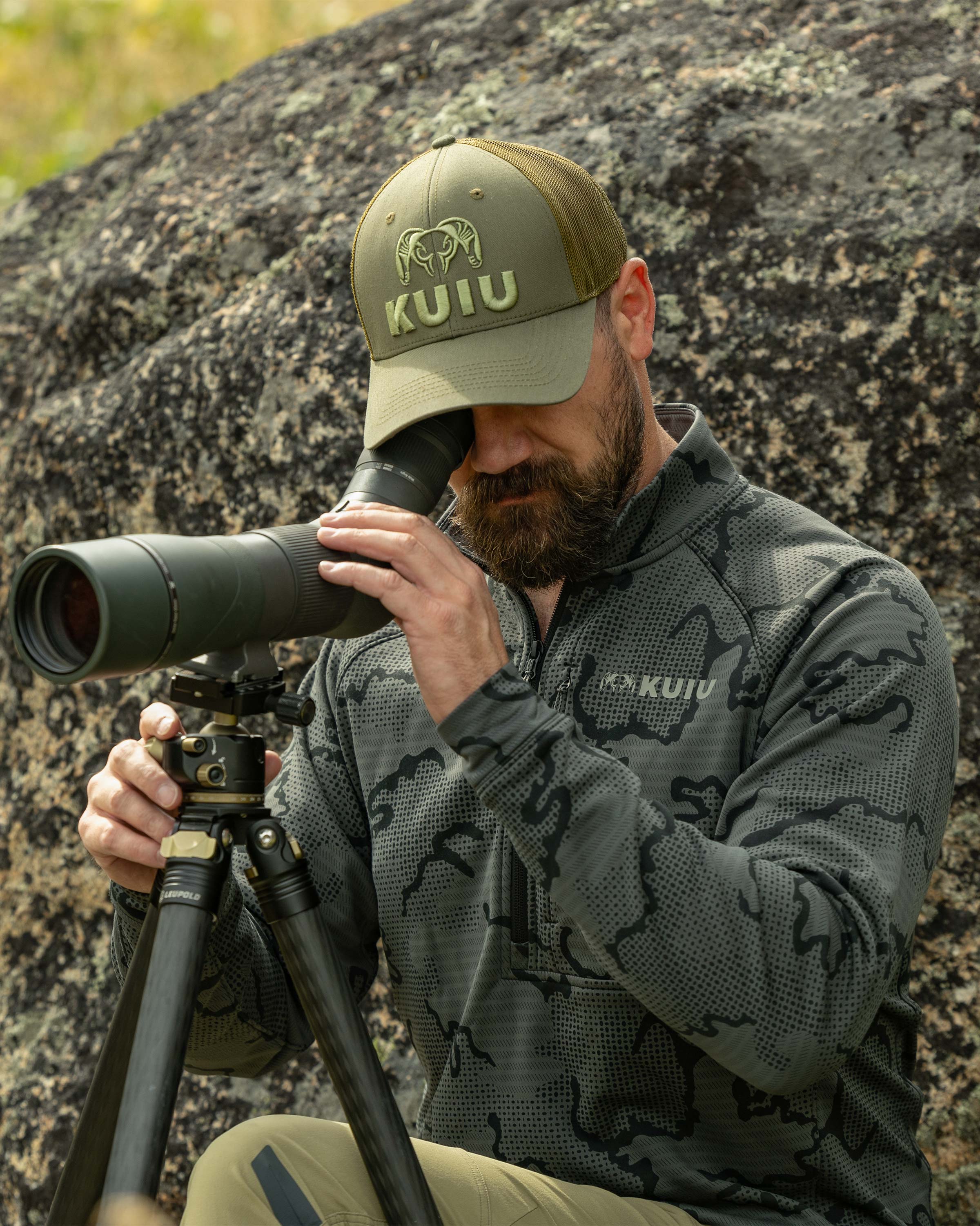 Ridgepoint Fleece Zip-T | Black Tonal - Image 7